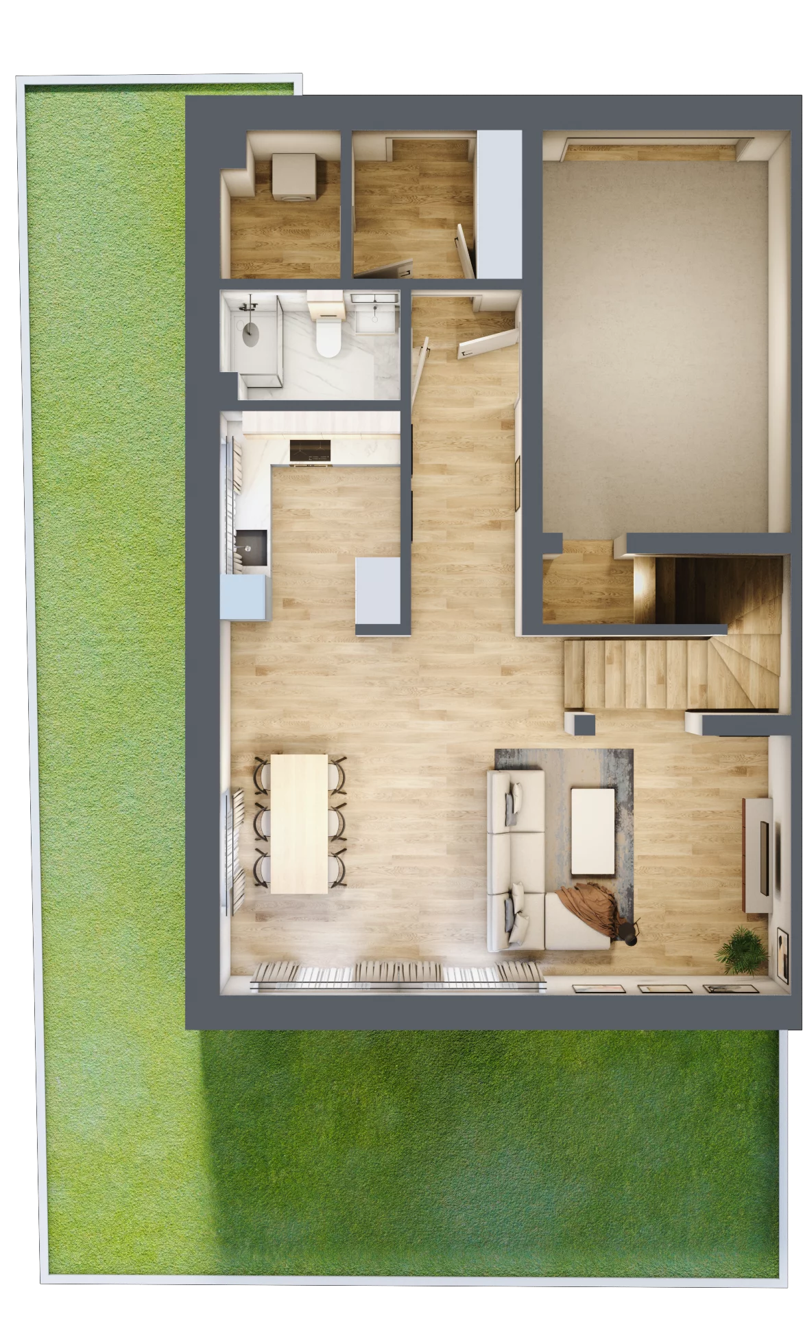 Dom 128,63 m², oferta nr E1, Willa Akacjowa, Koczargi Stare, ul. Akacjowa