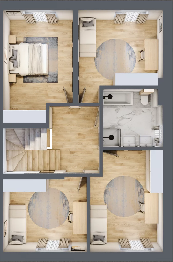 Dom 128,63 m², oferta nr E2, Willa Akacjowa, Koczargi Stare, ul. Akacjowa