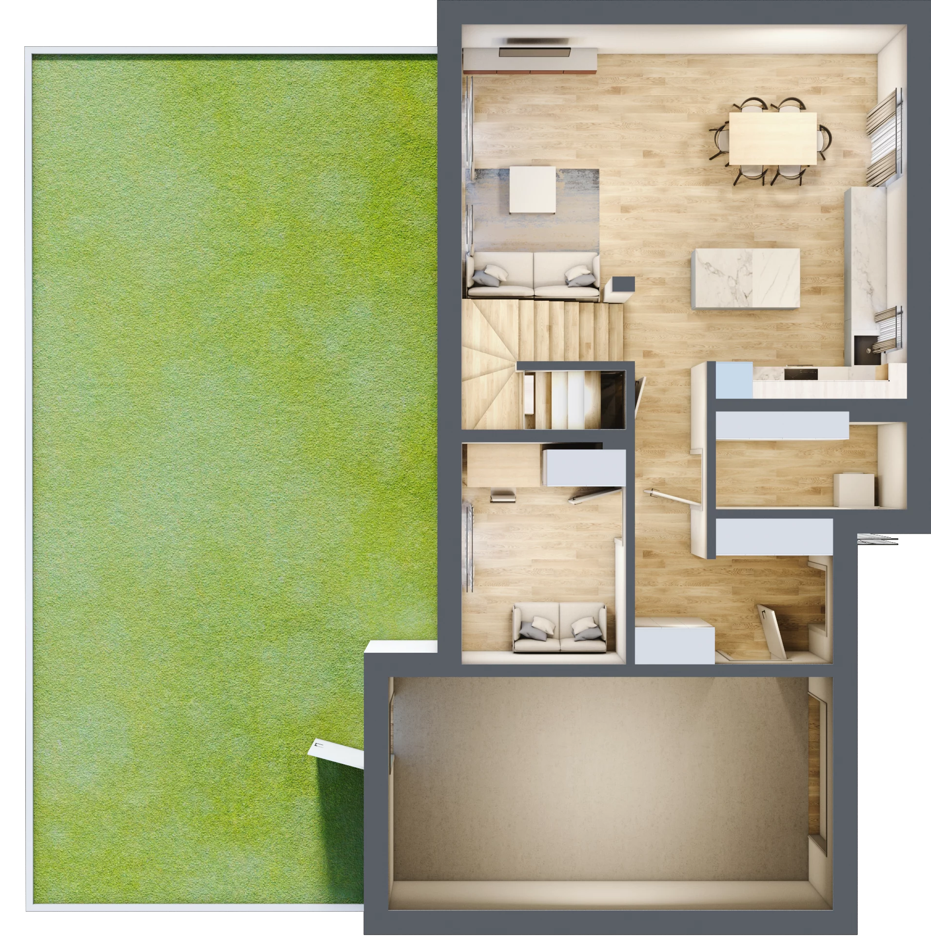 Dom 124,39 m², oferta nr A2, Willa Akacjowa, Koczargi Stare, ul. Akacjowa