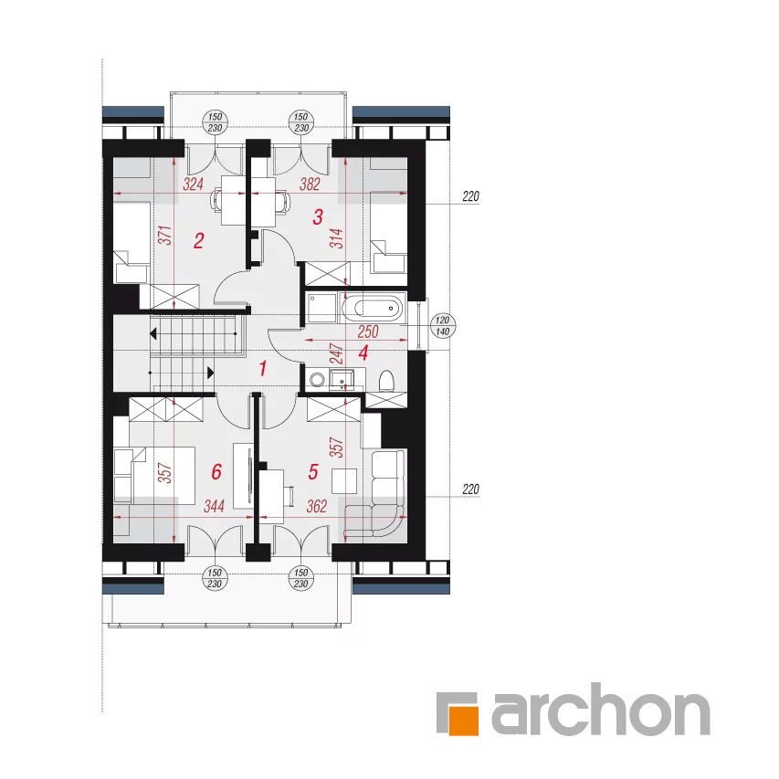 Dom 122,51 m², oferta nr 41, Osiedle Żeromskiego, Lipno, ul. Stefana Żeromskiego