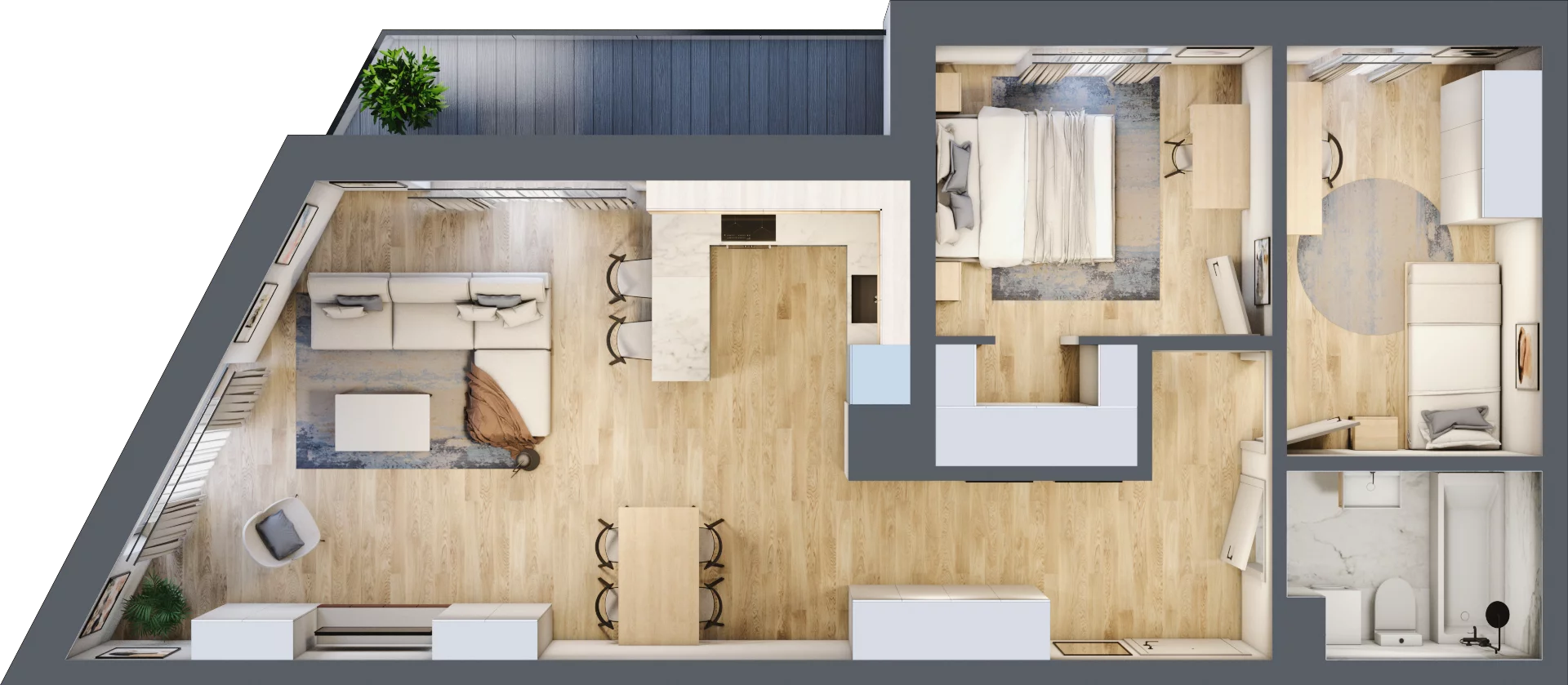3 pokoje, mieszkanie 70,78 m², piętro 2, oferta nr E10, Kiepury 33, Jelenia Góra, Zabobrze, ul. Jana Kiepury