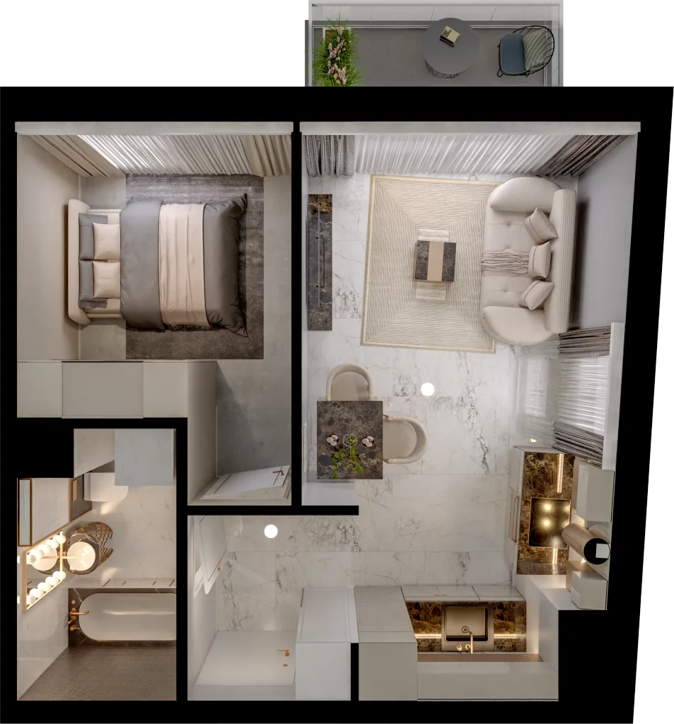 2 pokoje, mieszkanie 34,78 m², piętro 1, oferta nr D15-12, Osiedle Latawców, Wrocław, Psie Pole-Zawidawie, Psie Pole, ul. Grodzieńska