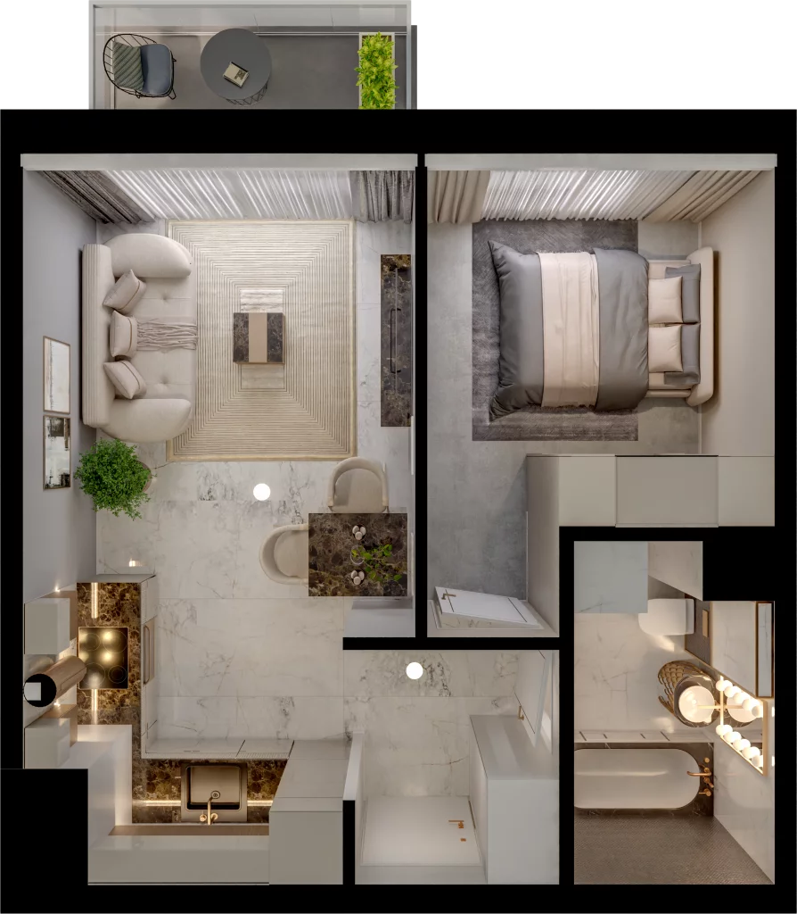 2 pokoje, mieszkanie 34,33 m², piętro 2, oferta nr D13-15, Osiedle Latawców, Wrocław, Psie Pole-Zawidawie, Psie Pole, ul. Grodzieńska