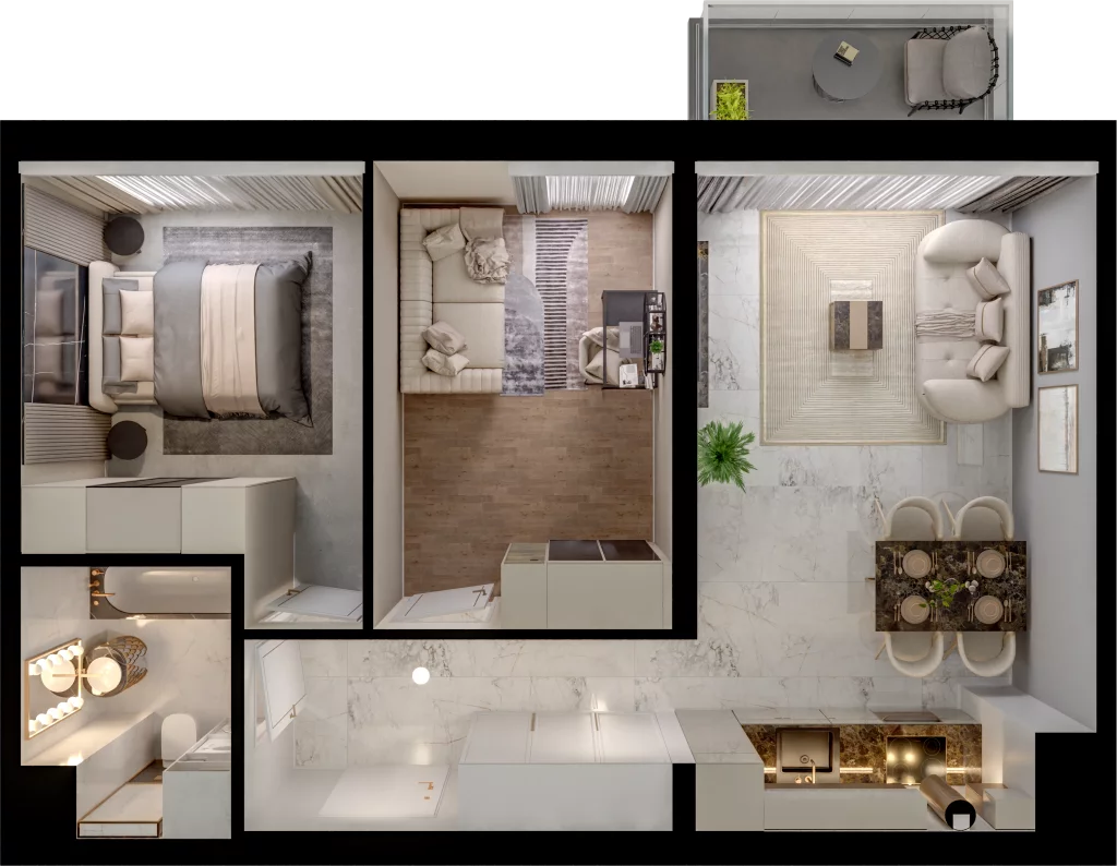 3 pokoje, mieszkanie 52,35 m², piętro 1, oferta nr C12-7, Osiedle Latawców, Wrocław, Psie Pole-Zawidawie, Psie Pole, ul. Grodzieńska