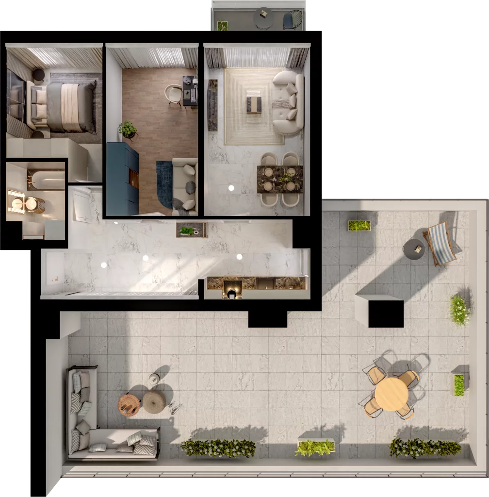 3 pokoje, mieszkanie 63,68 m², piętro 3, oferta nr C12-20, Osiedle Latawców, Wrocław, Psie Pole-Zawidawie, Psie Pole, ul. Grodzieńska