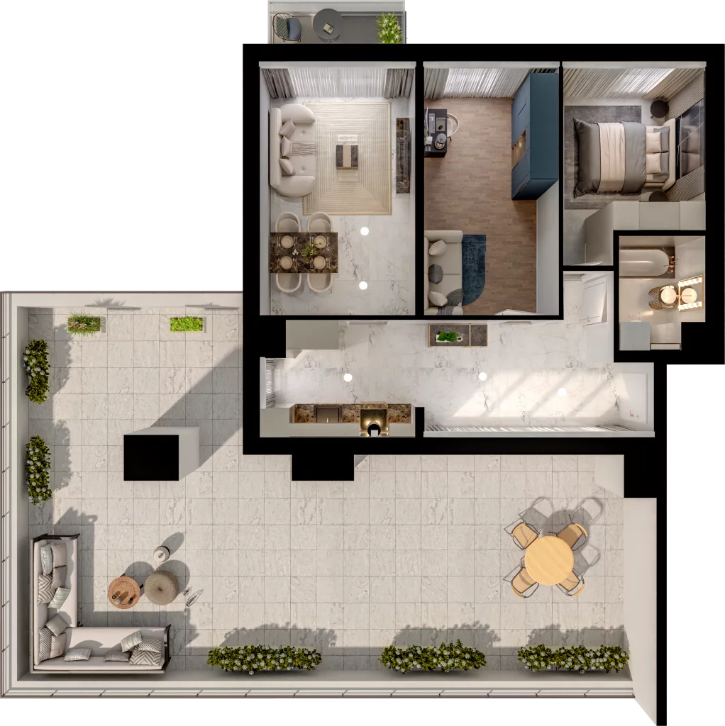 3 pokoje, mieszkanie 63,73 m², piętro 3, oferta nr D13-17, Osiedle Latawców, Wrocław, Psie Pole-Zawidawie, Psie Pole, ul. Grodzieńska