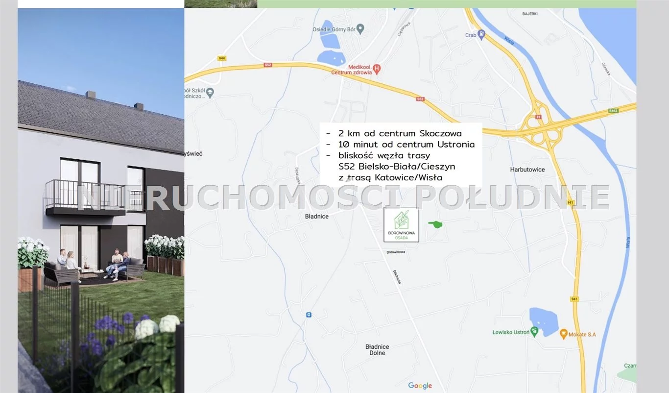 3 pokoje, mieszkanie 54,92 m², parter, oferta nr , DRG-MS-275, Skoczów
