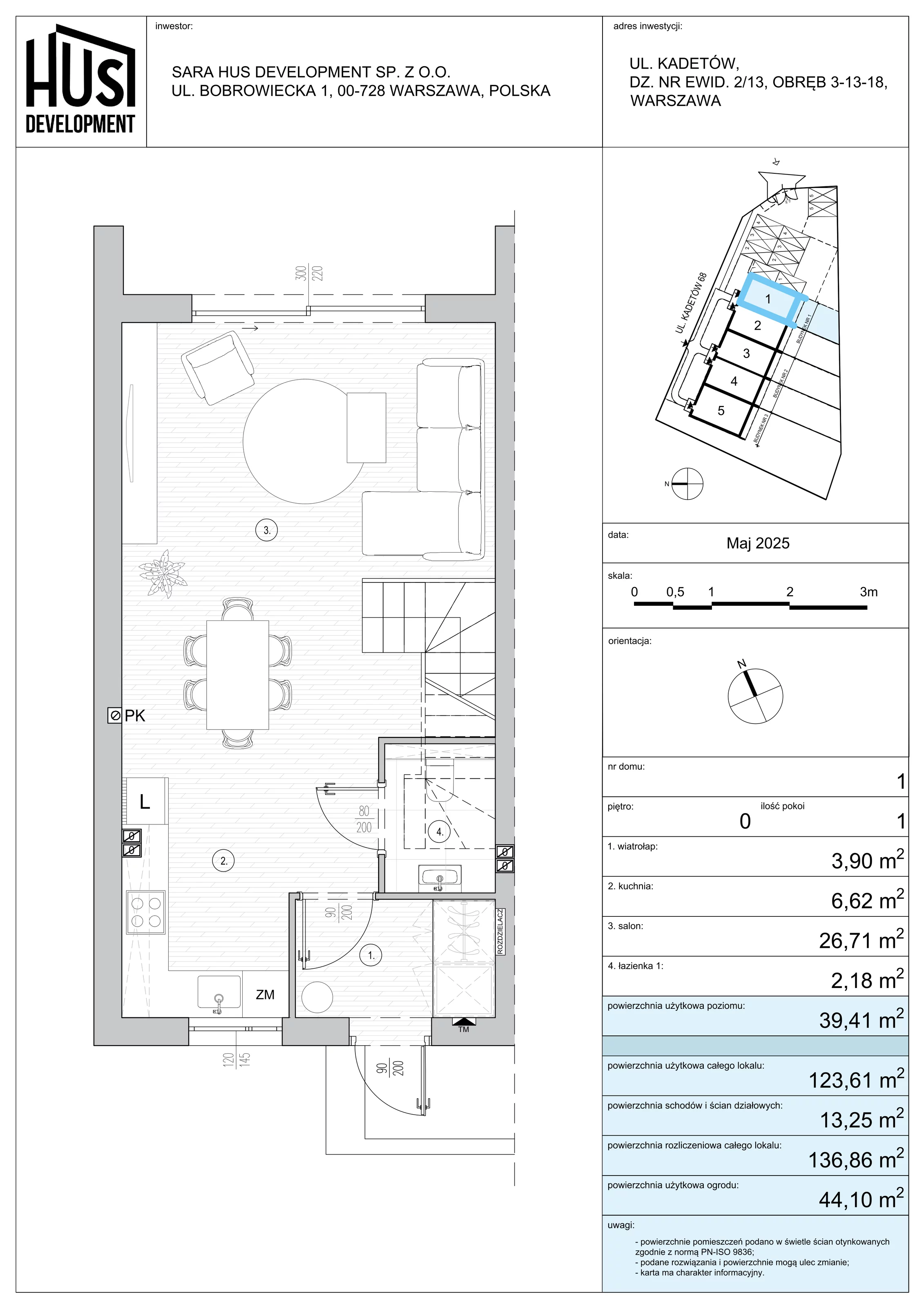 Dom 136,86 m², oferta nr 1, Kadetów Las, Warszawa, Wawer, Las, ul. Kadetów
