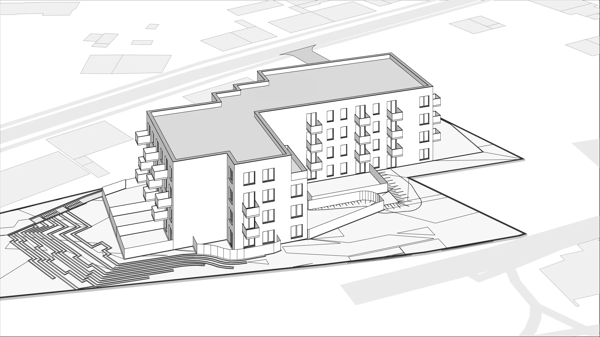 Wirtualna makieta 3D mieszkania 56.46 m², M19