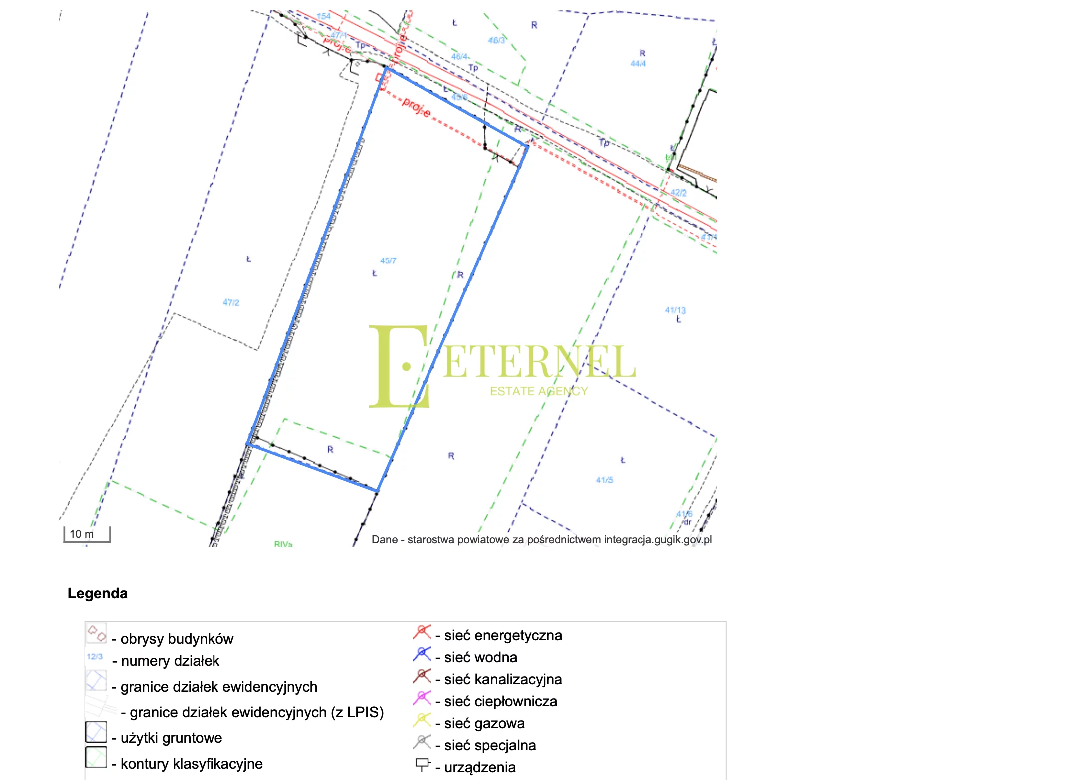 Działka 2 562,00 m², oferta nr , 10198085, Kraków, Podgórze, Rybitwy, Półłanki
