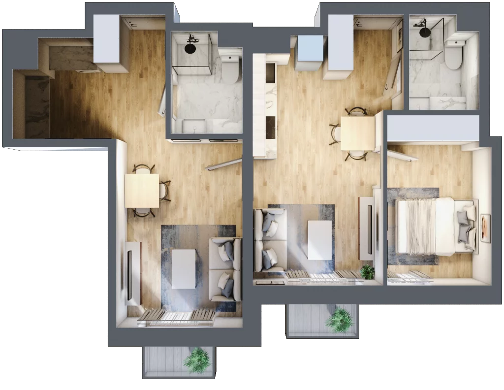 3 pokoje, mieszkanie 59,07 m², piętro 4, oferta nr A23, Lelewela 9, Wrocław, Stare Miasto, ul. Joachima Lelewela 9