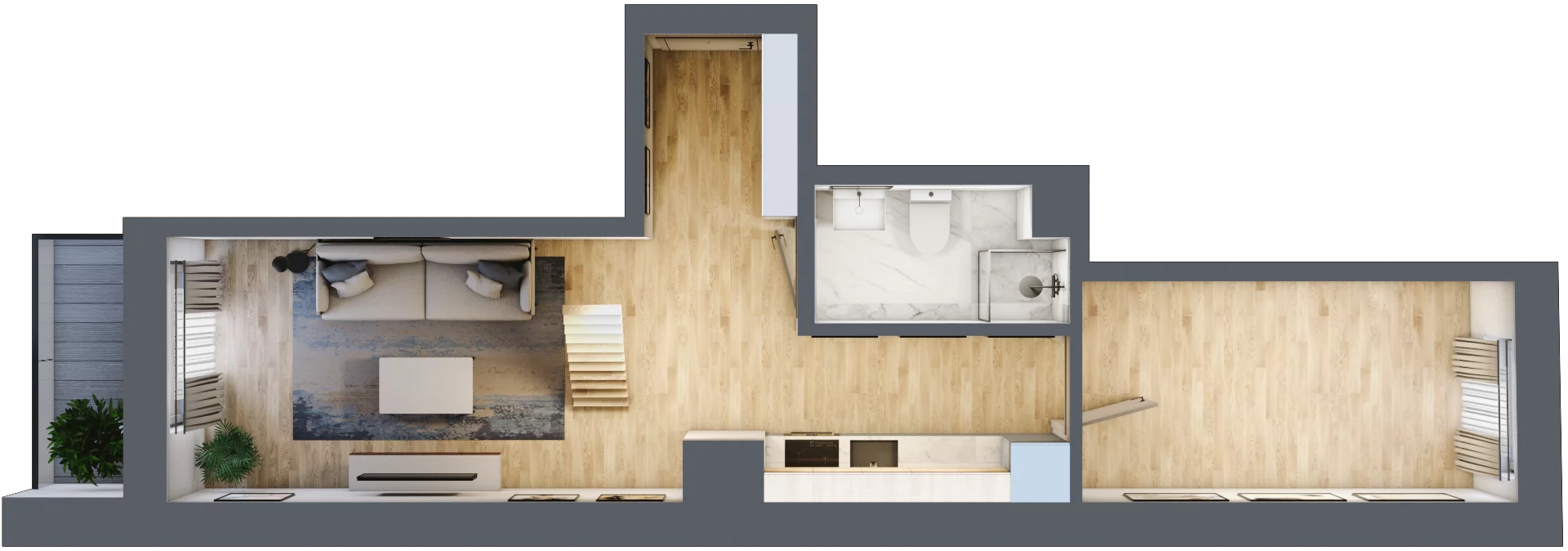 4 pokoje, mieszkanie 75,13 m², piętro 4, oferta nr A26, Lelewela 9, Wrocław, Stare Miasto, ul. Joachima Lelewela 9