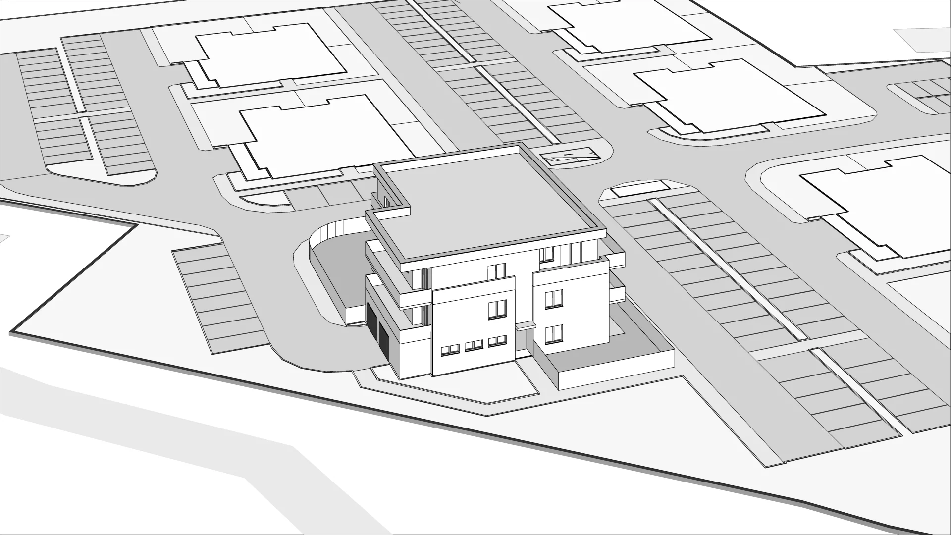 Wirtualna makieta 3D mieszkania 55.45 m², B3.8