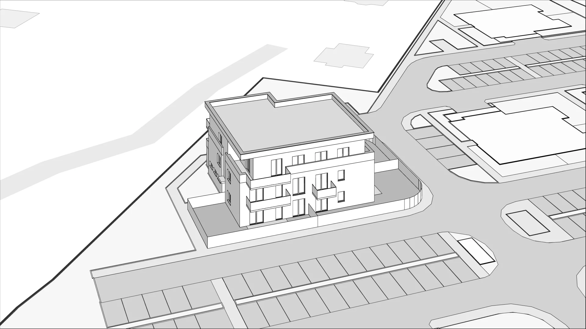 Wirtualna makieta 3D mieszkania 53.4 m², B3.2
