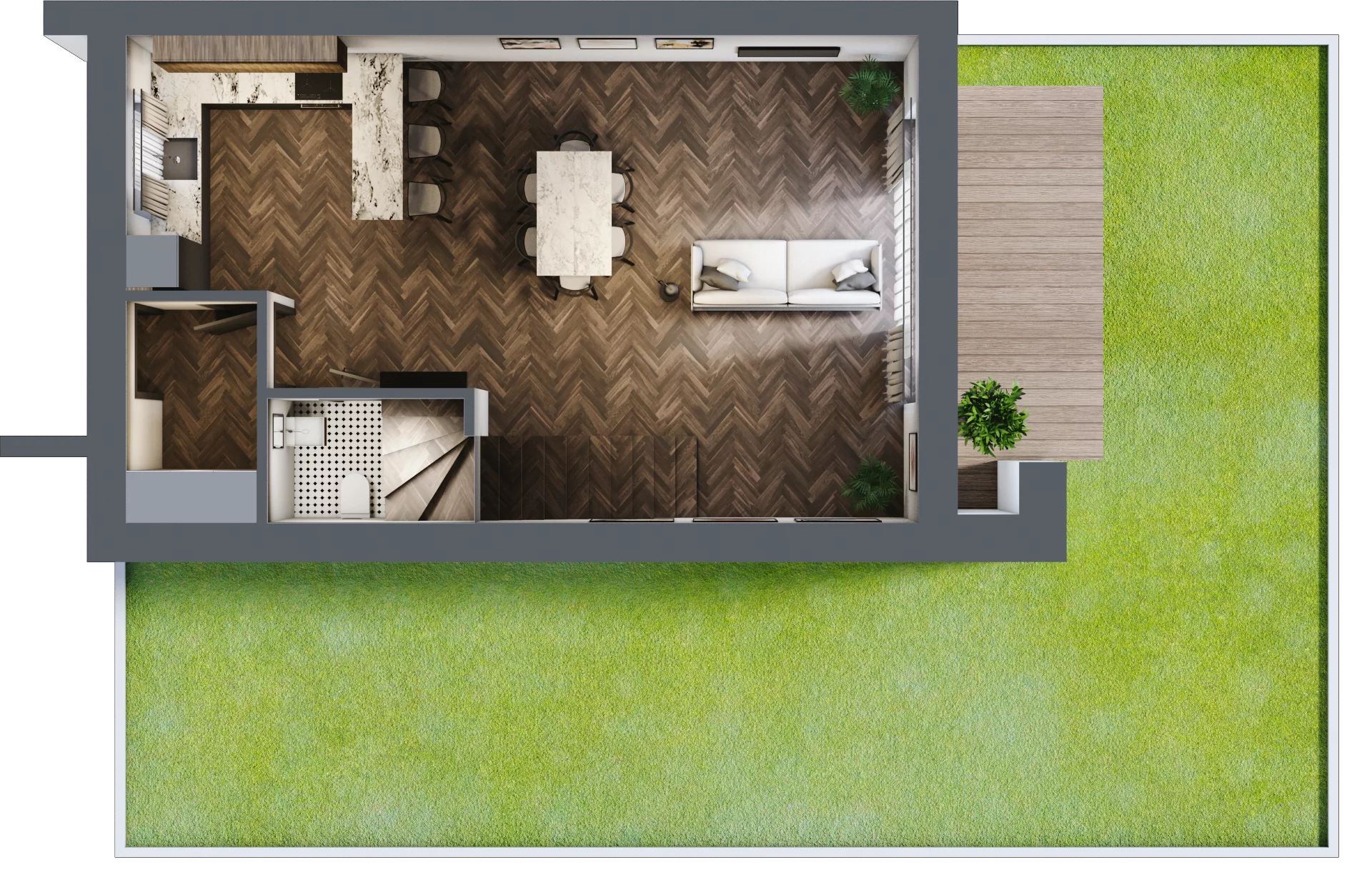 Dom 138,85 m², oferta nr 8B, Nova Przylaszczkova, Warszawa, Wawer, Nadwiśle, ul. Przylaszczkowa 54
