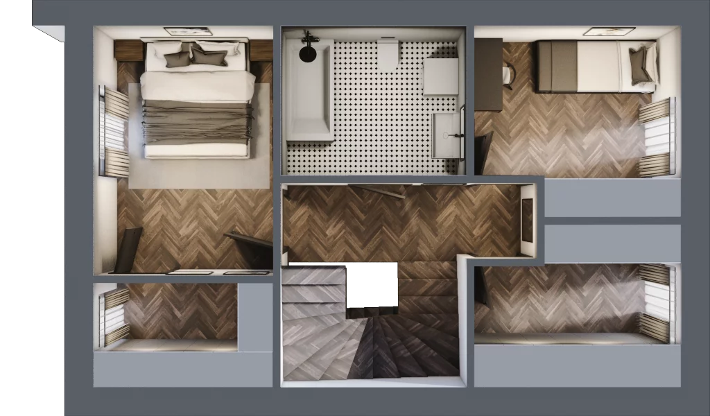 Dom 138,85 m², oferta nr 8B, Nova Przylaszczkova, Warszawa, Wawer, Nadwiśle, ul. Przylaszczkowa 54