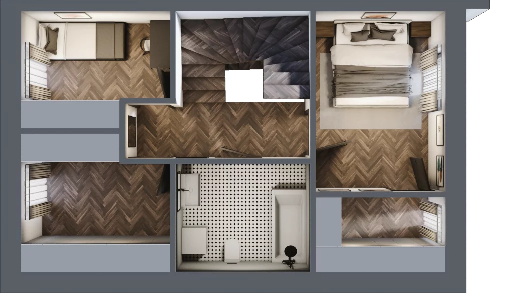 Dom 138,85 m², oferta nr 2, Nova Przylaszczkova, Warszawa, Wawer, Nadwiśle, ul. Przylaszczkowa 54