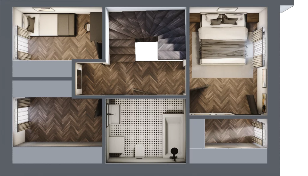 Dom 138,85 m², oferta nr 6, Nova Przylaszczkova, Warszawa, Wawer, Nadwiśle, ul. Przylaszczkowa 54