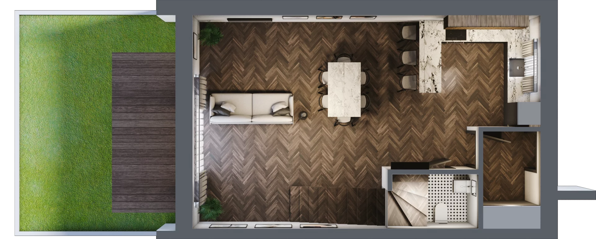 Dom 138,85 m², oferta nr 1B, Nova Przylaszczkova, Warszawa, Wawer, Nadwiśle, ul. Przylaszczkowa 54