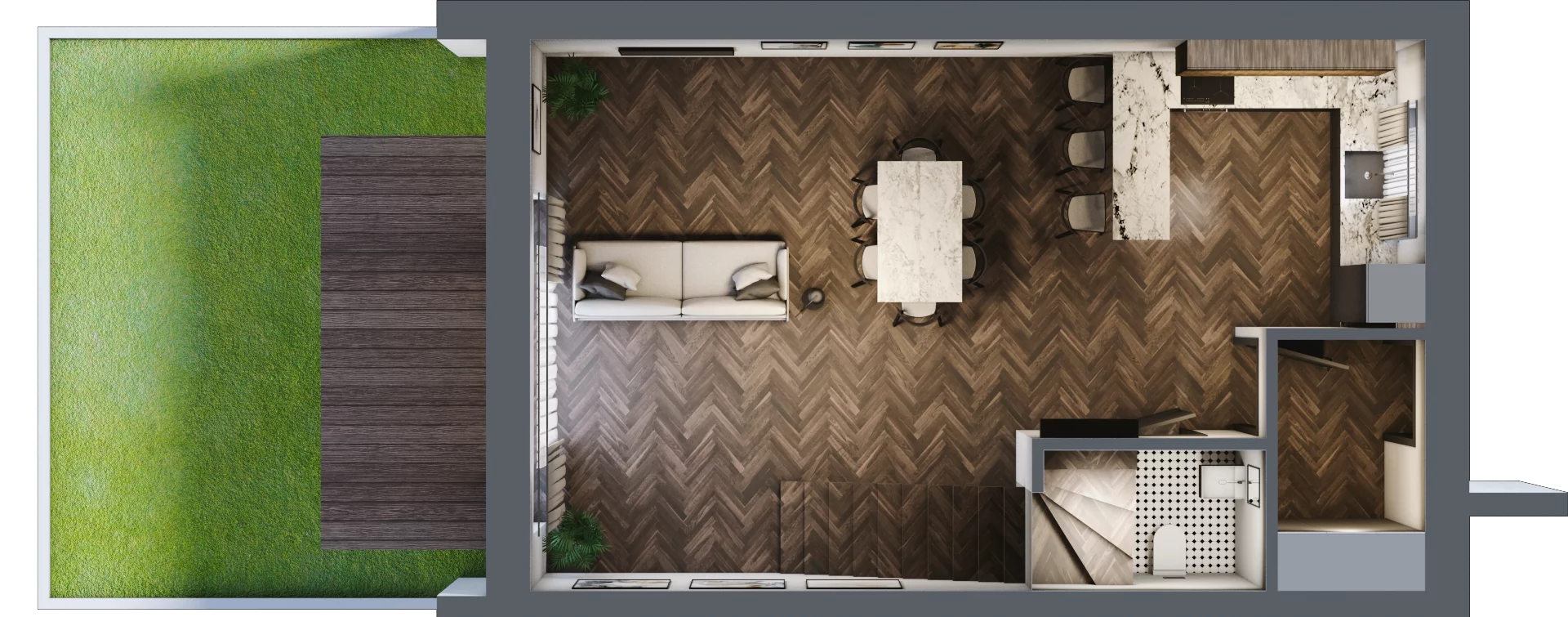 Dom 138,85 m², oferta nr 5B, Nova Przylaszczkova, Warszawa, Wawer, Nadwiśle, ul. Przylaszczkowa 54