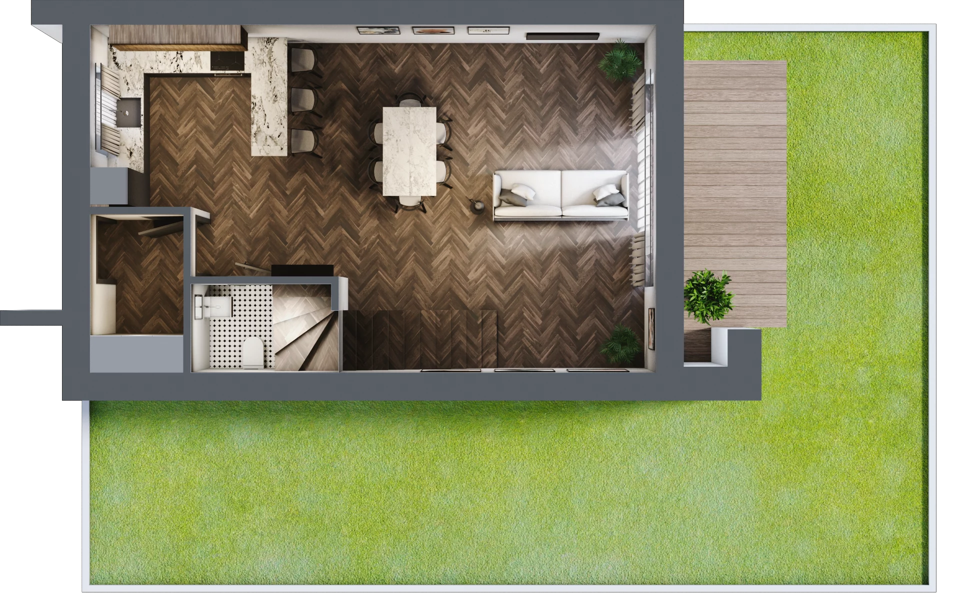 Dom 138,85 m², oferta nr 4B, Nova Przylaszczkova, Warszawa, Wawer, Nadwiśle, ul. Przylaszczkowa 54