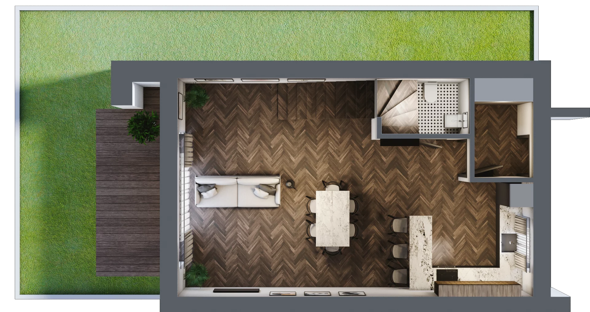 Dom 138,85 m², oferta nr 1A, Nova Przylaszczkova, Warszawa, Wawer, Nadwiśle, ul. Przylaszczkowa 54
