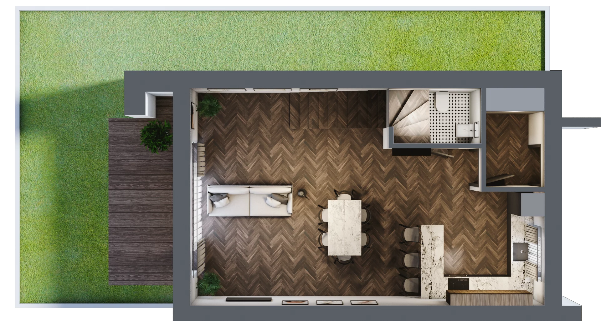 Dom 138,85 m², oferta nr 5A, Nova Przylaszczkova, Warszawa, Wawer, Nadwiśle, ul. Przylaszczkowa 54
