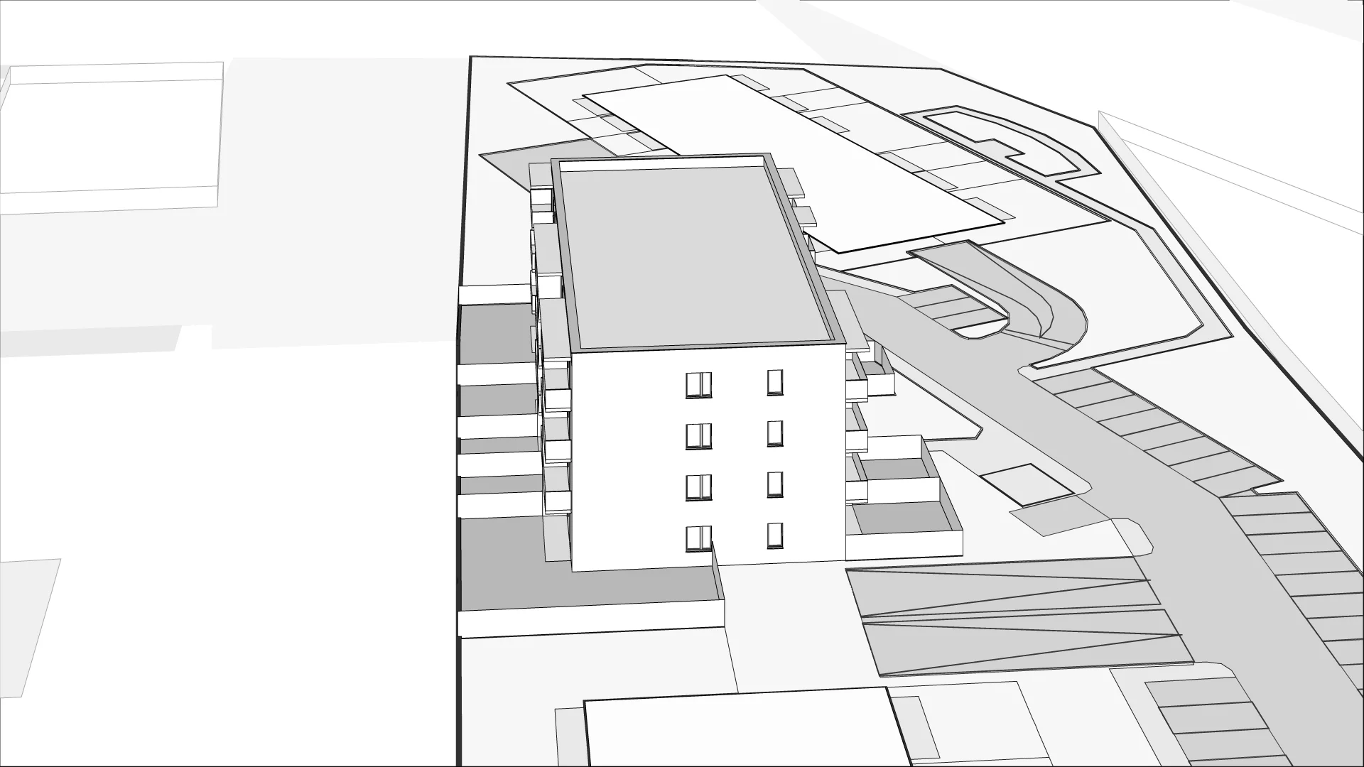 Wirtualna makieta 3D mieszkania 52.41 m², C.16