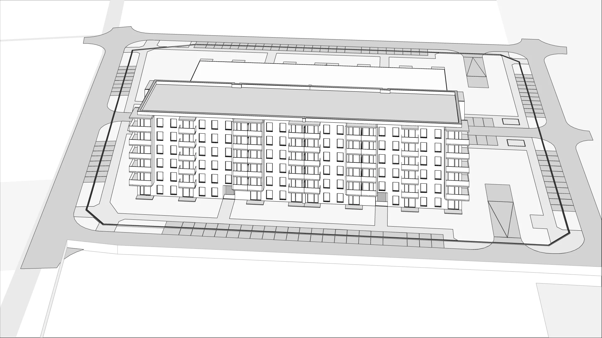 Wirtualna makieta 3D mieszkania 44.1 m², K1.M42