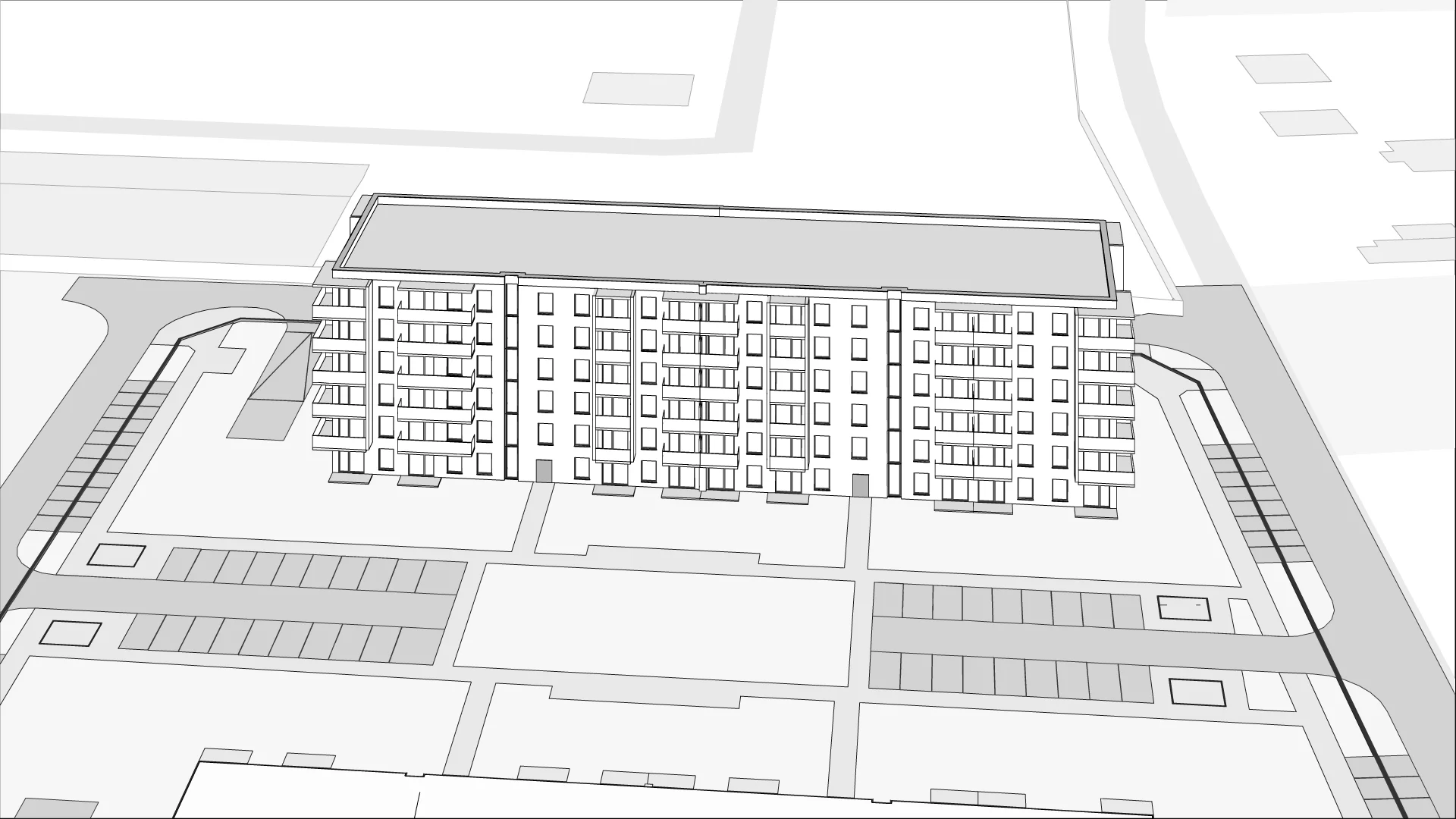 Wirtualna makieta 3D mieszkania 44.1 m², K1.M2