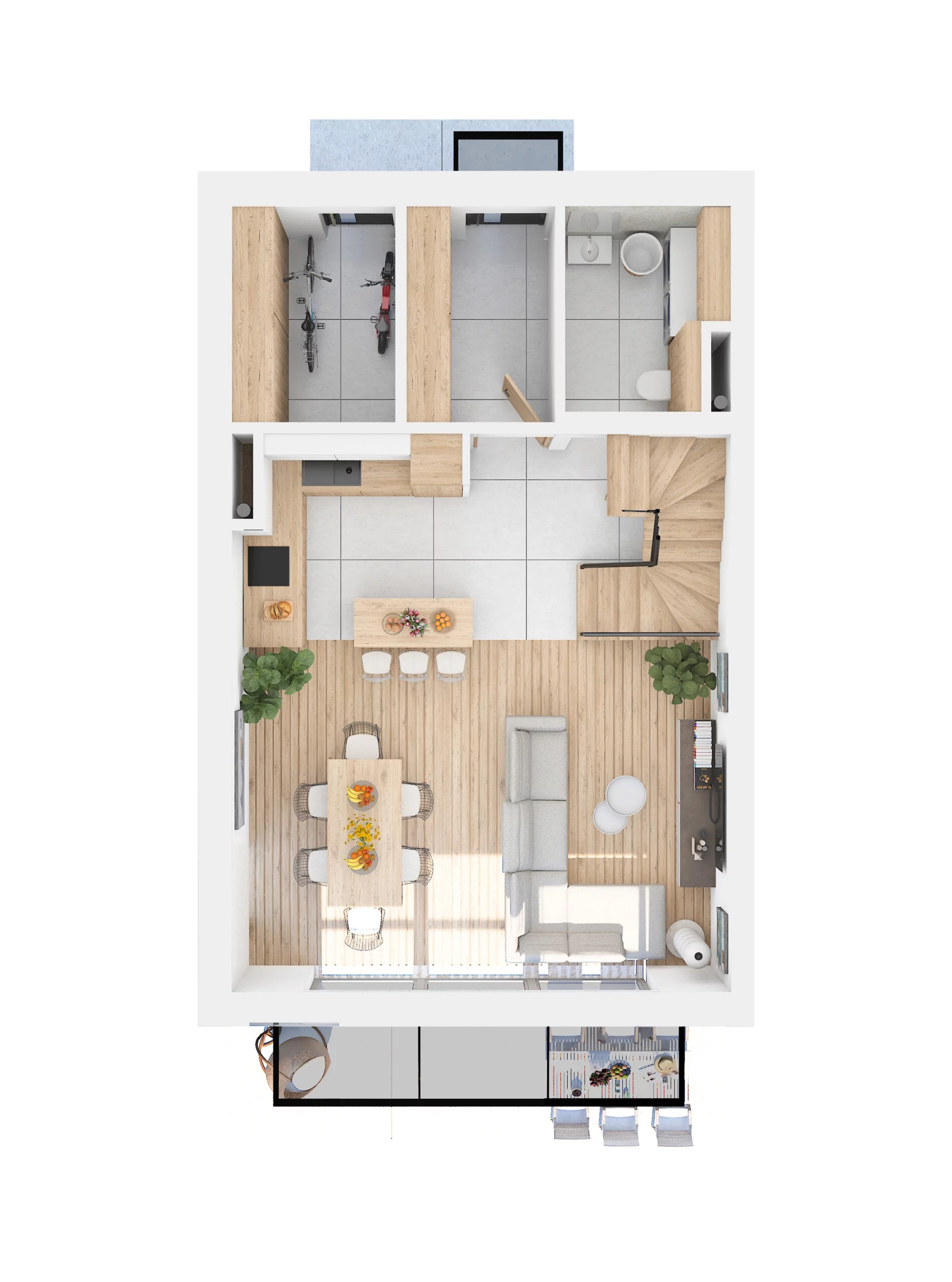 Dom 149,72 m², oferta nr A2, Nadzieja 31, Kraków, Podgórze Duchackie, Osiedle Na Kozłówce, ul. Nadzieja 29/31