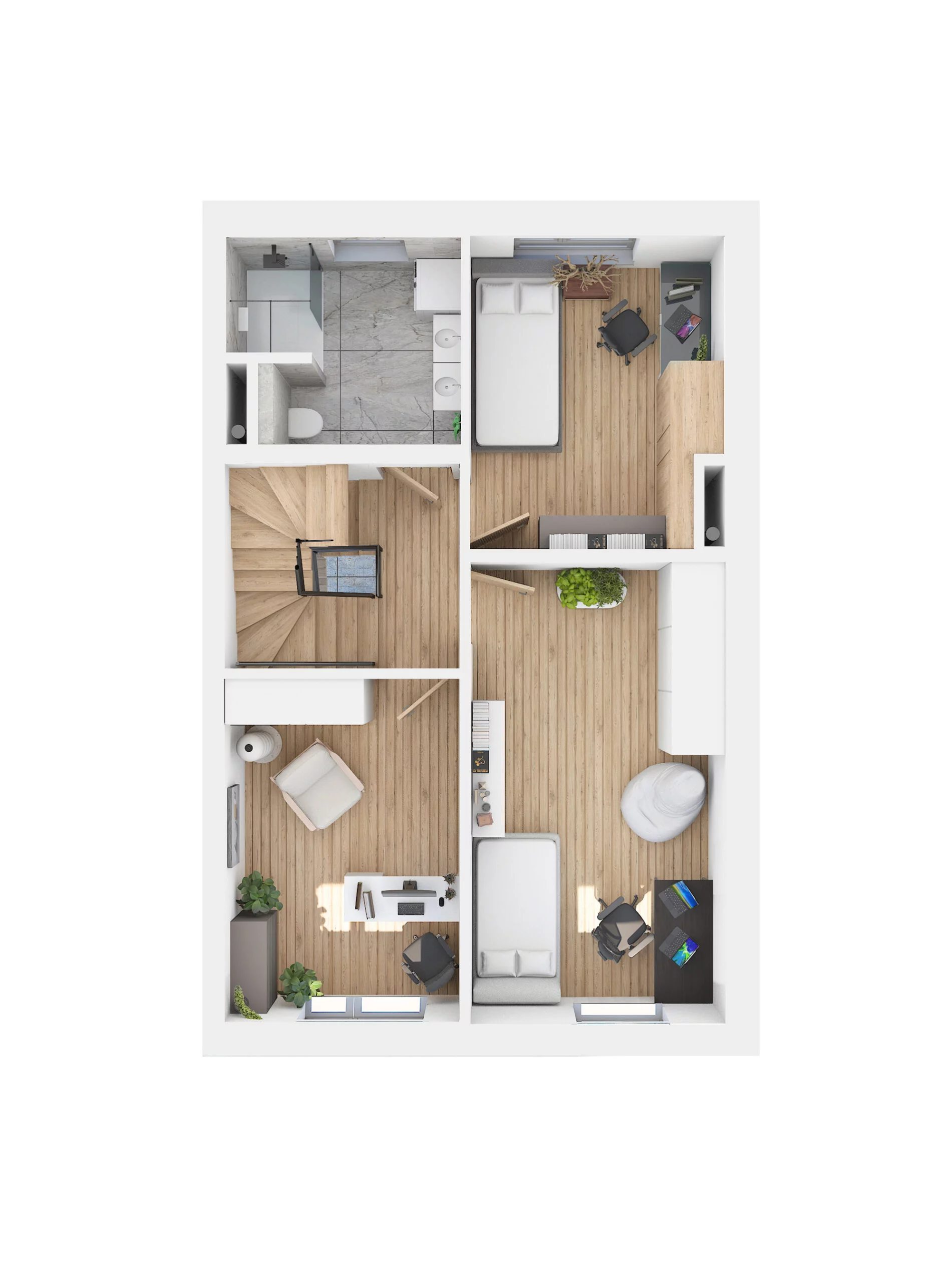 Dom 149,96 m², oferta nr B1, Nadzieja 31, Kraków, Podgórze Duchackie, Osiedle Na Kozłówce, ul. Nadzieja 29/31