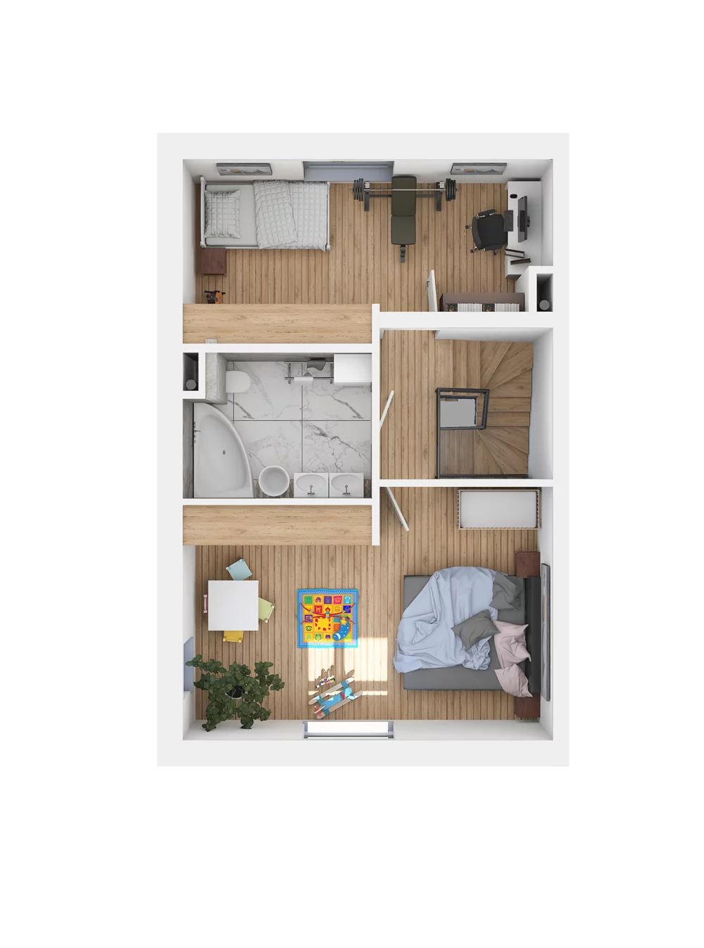 Dom 149,64 m², oferta nr B2, Nadzieja 31, Kraków, Podgórze Duchackie, Osiedle Na Kozłówce, ul. Nadzieja 29/31