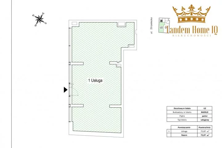 Lokal użytkowy 73,87 m², oferta nr , 225, Warszawa, Praga Północ, Praga Północ