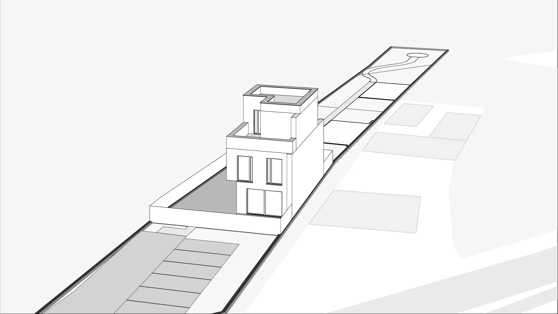 Wirtualna makieta 3D domu 107 m², A
