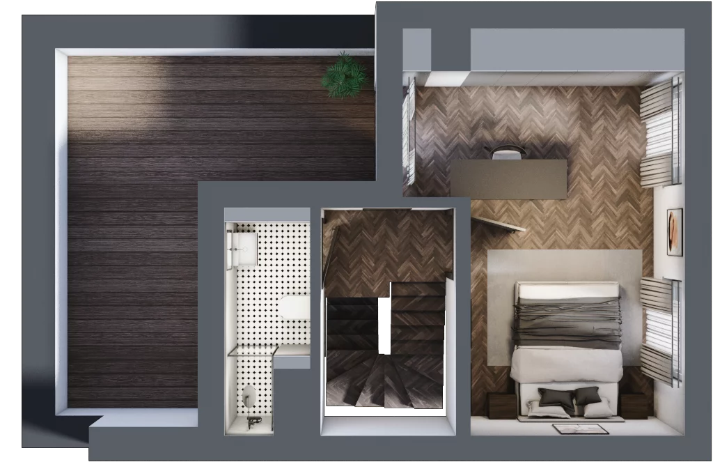 Dom 107,00 m², oferta nr A, Trzy po trzy, Kraków, Prądnik Biały, Tonie, ul. Władysława Łokietka