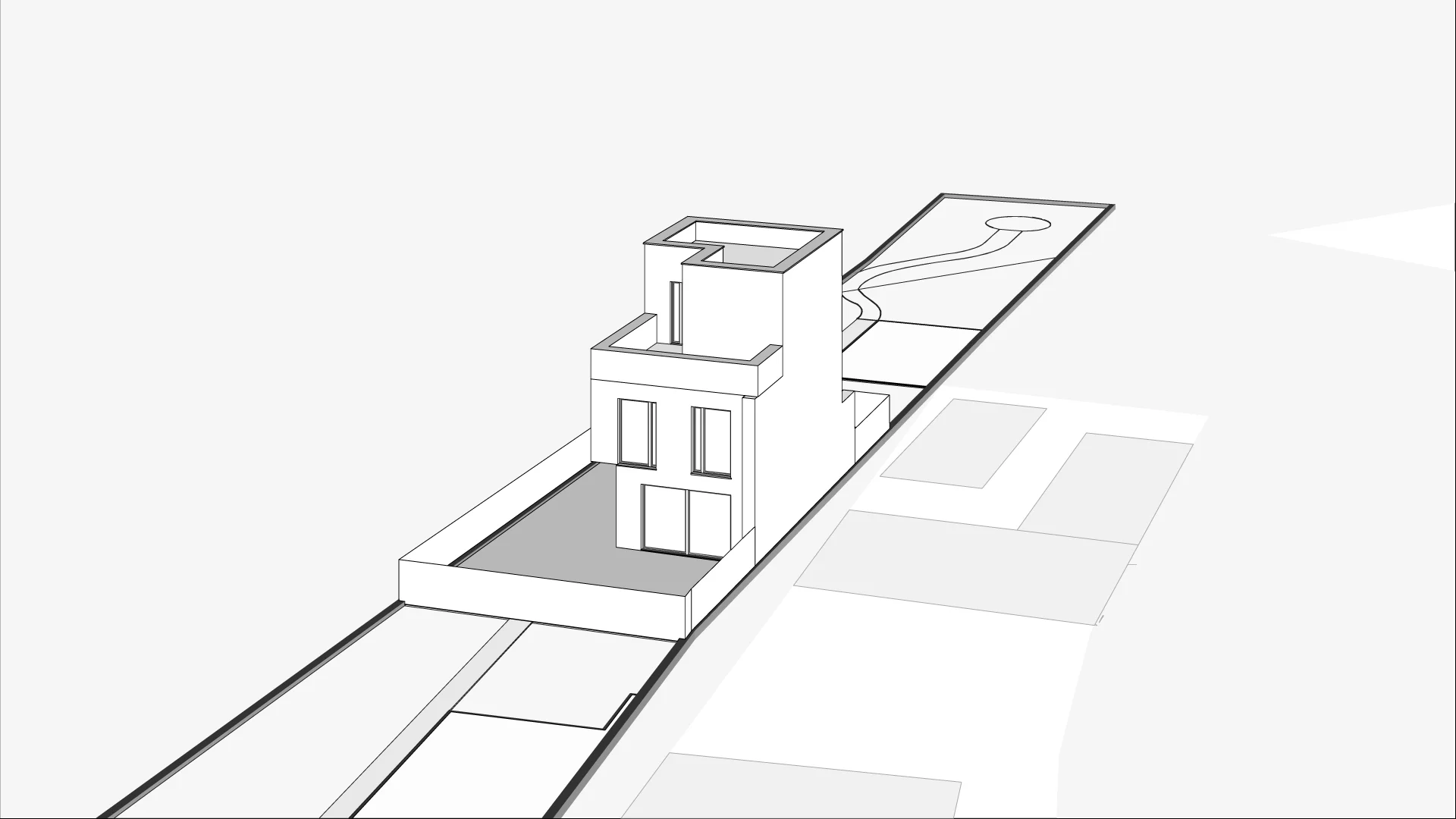 Wirtualna makieta 3D domu 107 m², B