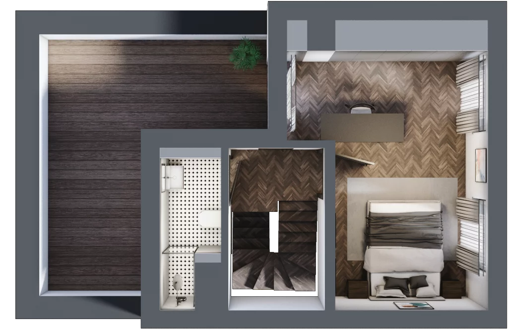 Dom 107,00 m², oferta nr B, Trzy po trzy, Kraków, Prądnik Biały, Tonie, ul. Władysława Łokietka