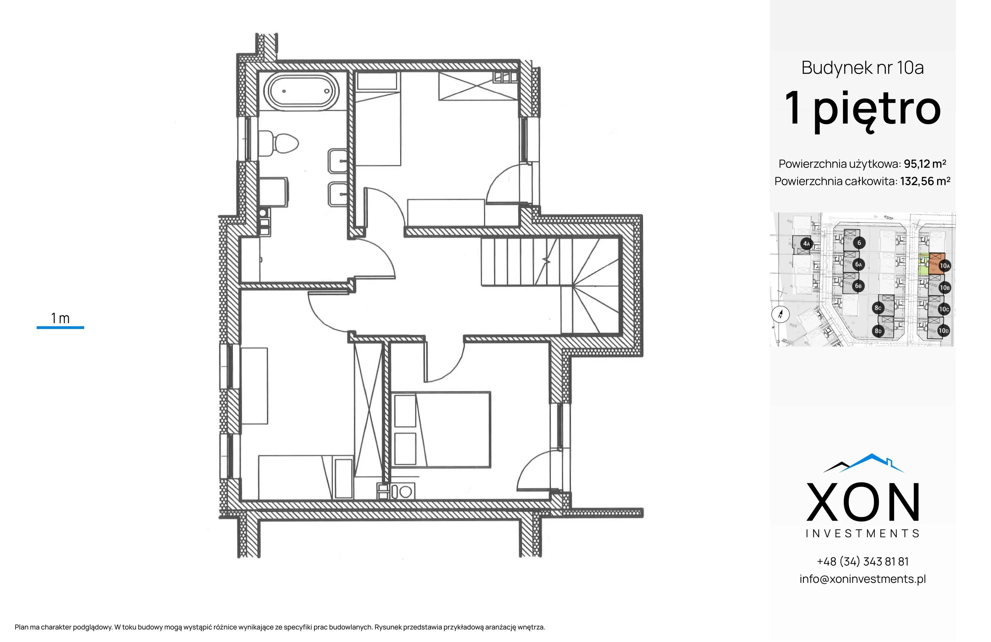 Dom 95,12 m², oferta nr 10A, Szeregówki Międzyosiedlowa, Warszawa, Wawer, Sadul, ul. Międzyosiedlowa