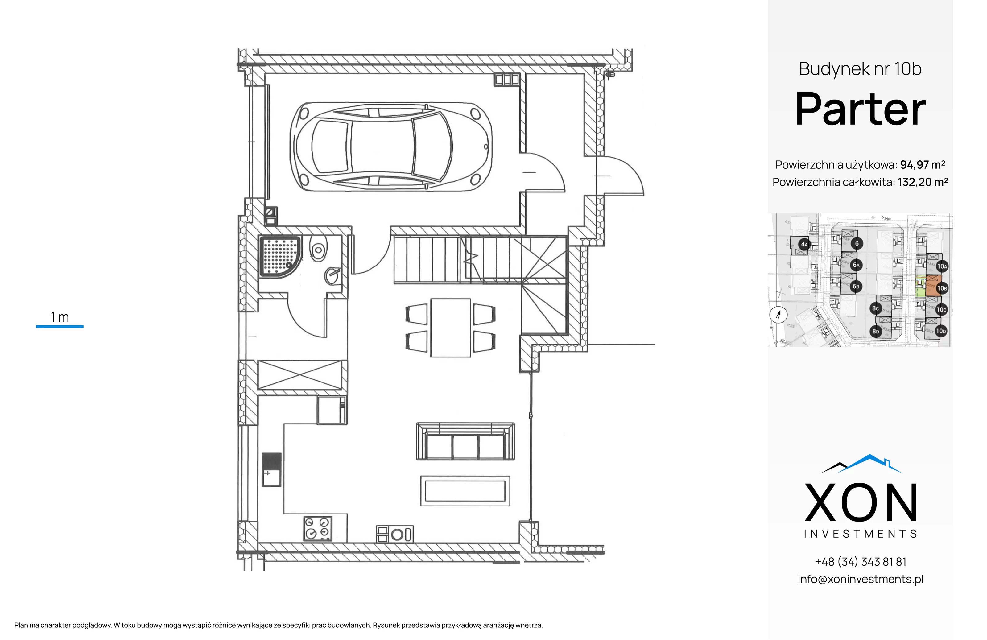 Dom 94,97 m², oferta nr 10B, Szeregówki Międzyosiedlowa, Warszawa, Wawer, Sadul, ul. Międzyosiedlowa