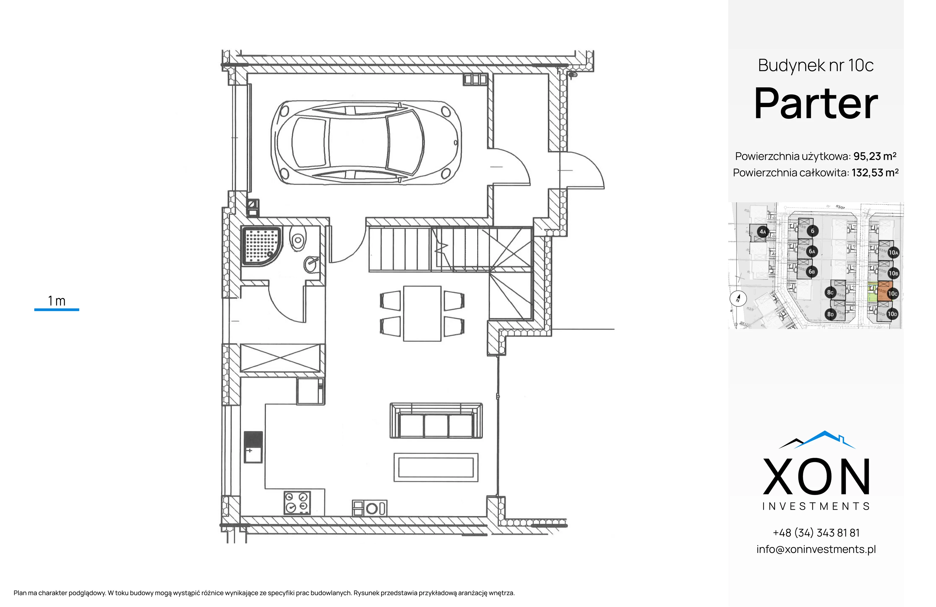Dom 95,23 m², oferta nr 10C, Szeregówki Międzyosiedlowa, Warszawa, Wawer, Sadul, ul. Międzyosiedlowa