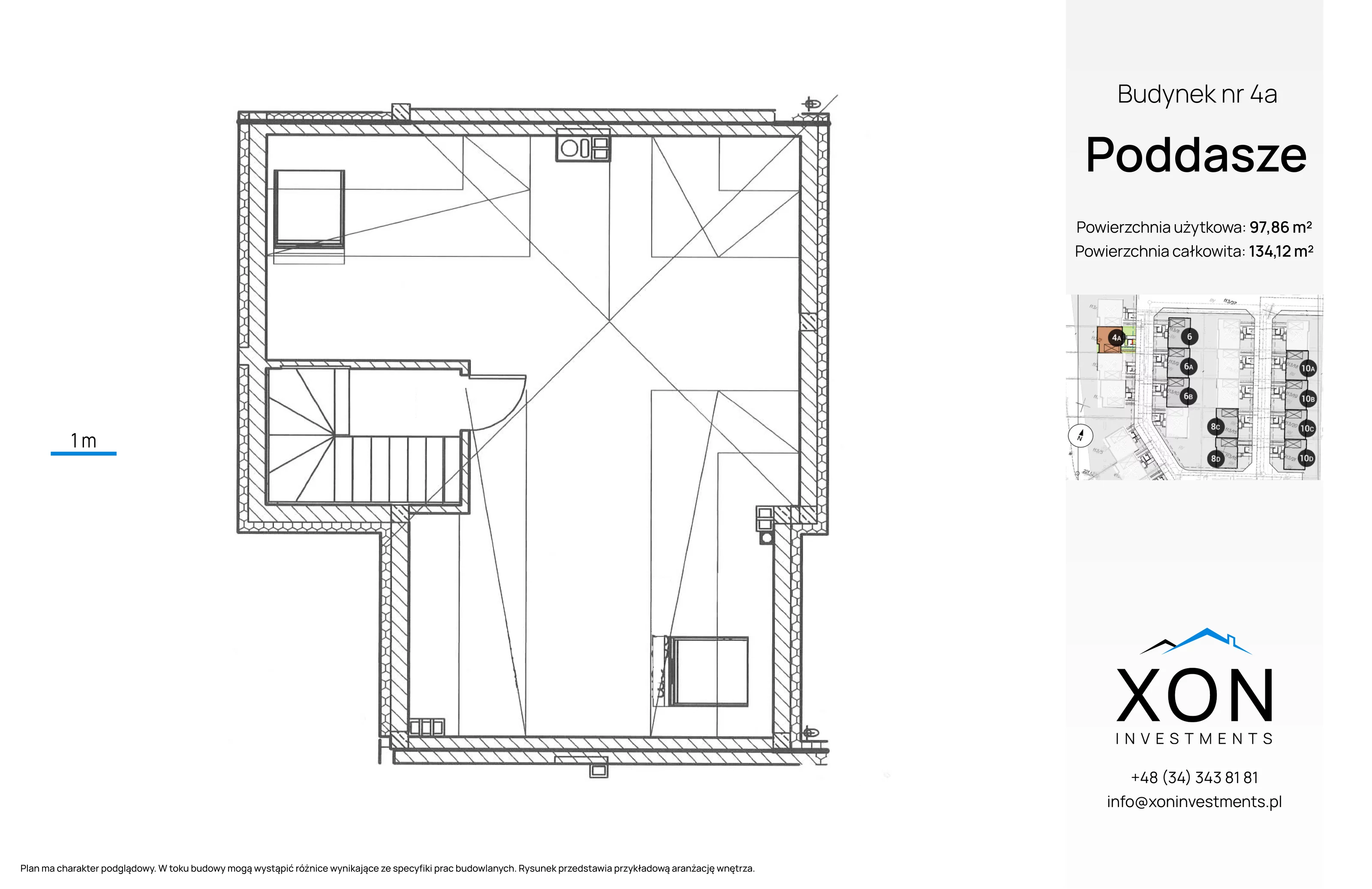Dom 97,86 m², oferta nr 4A, Szeregówki Międzyosiedlowa, Warszawa, Wawer, Sadul, ul. Międzyosiedlowa