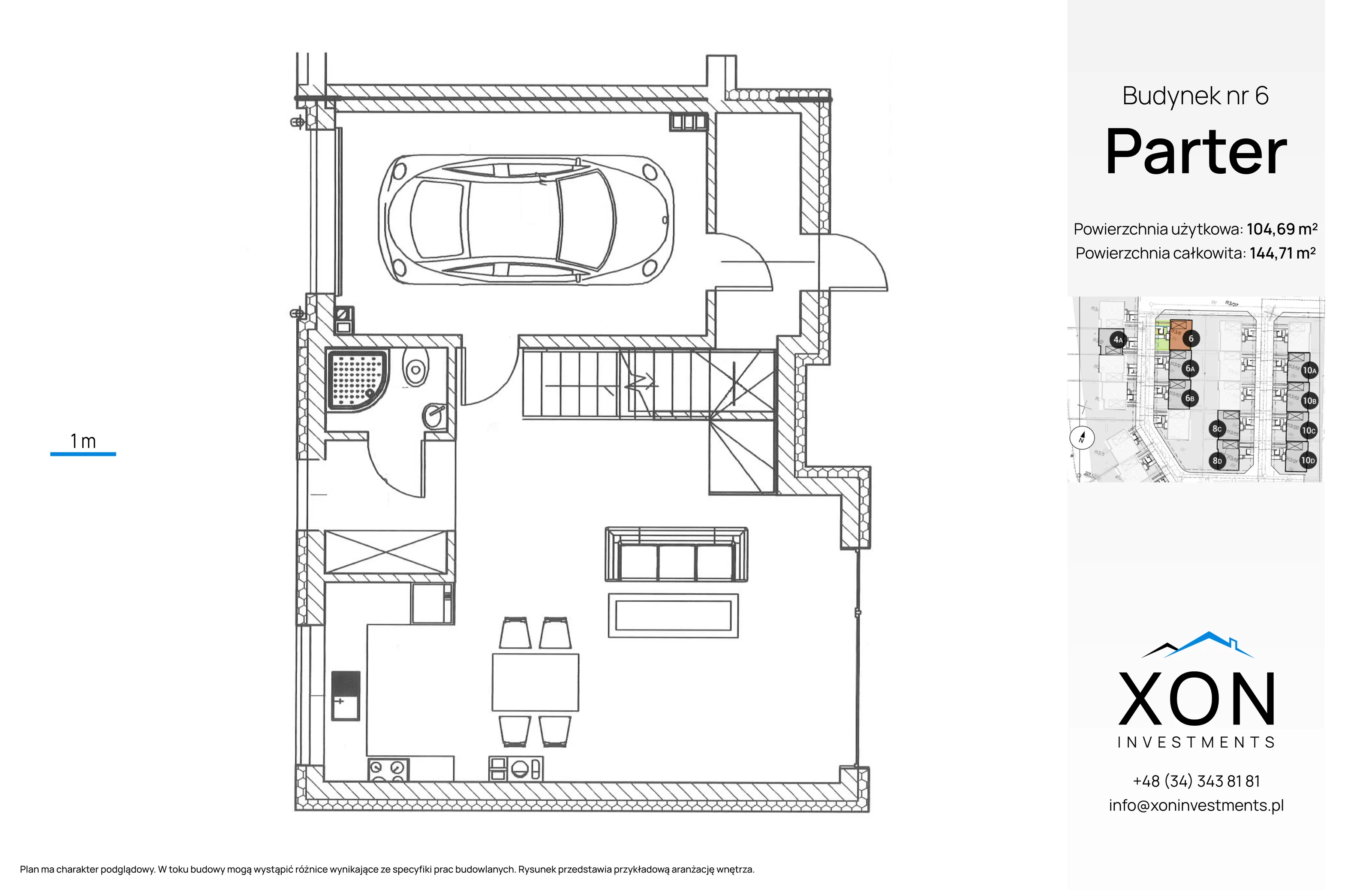Dom 104,69 m², oferta nr 6, Szeregówki Międzyosiedlowa, Warszawa, Wawer, Sadul, ul. Międzyosiedlowa
