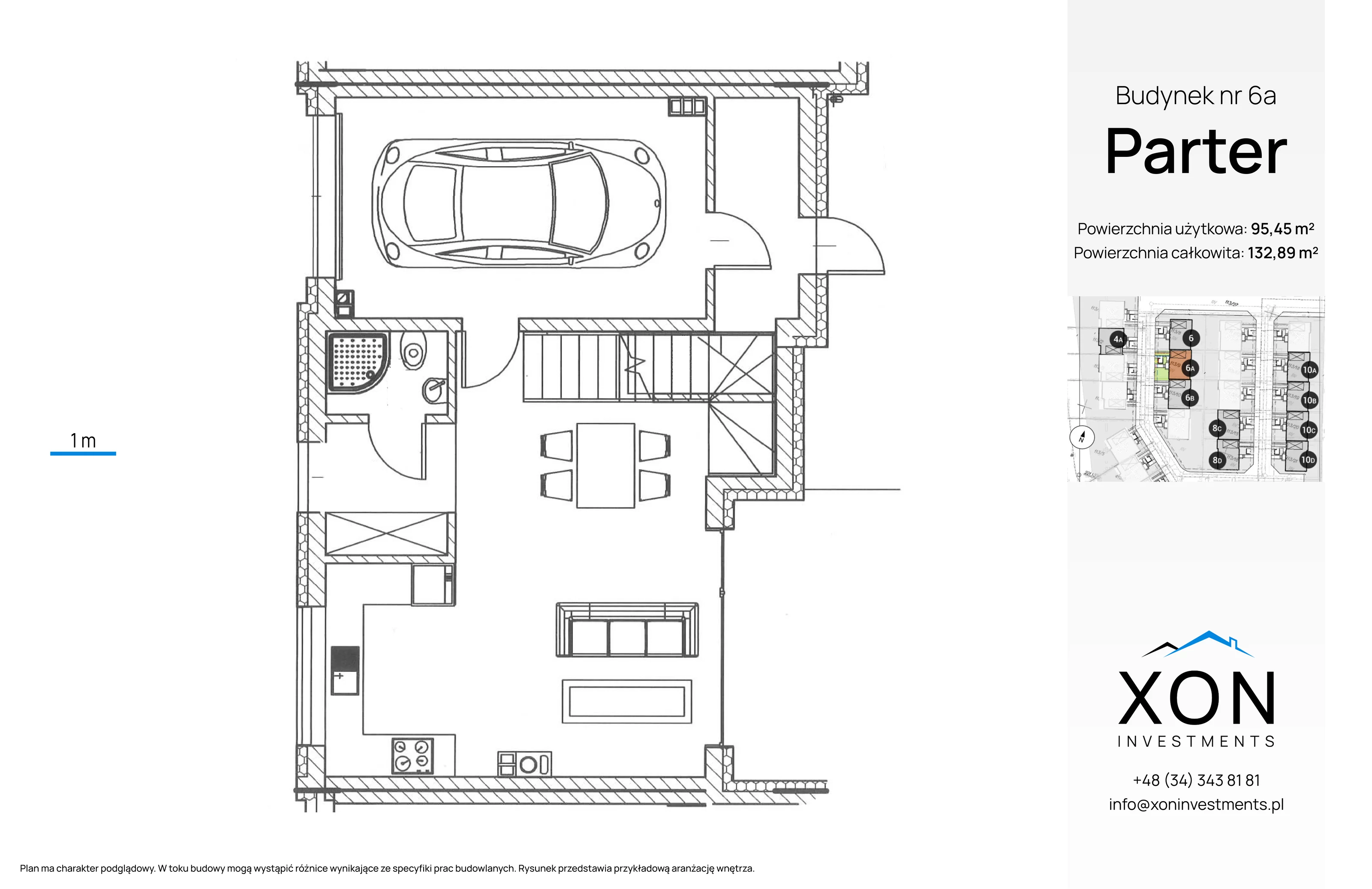 Dom 95,45 m², oferta nr 6A, Szeregówki Międzyosiedlowa, Warszawa, Wawer, Sadul, ul. Międzyosiedlowa
