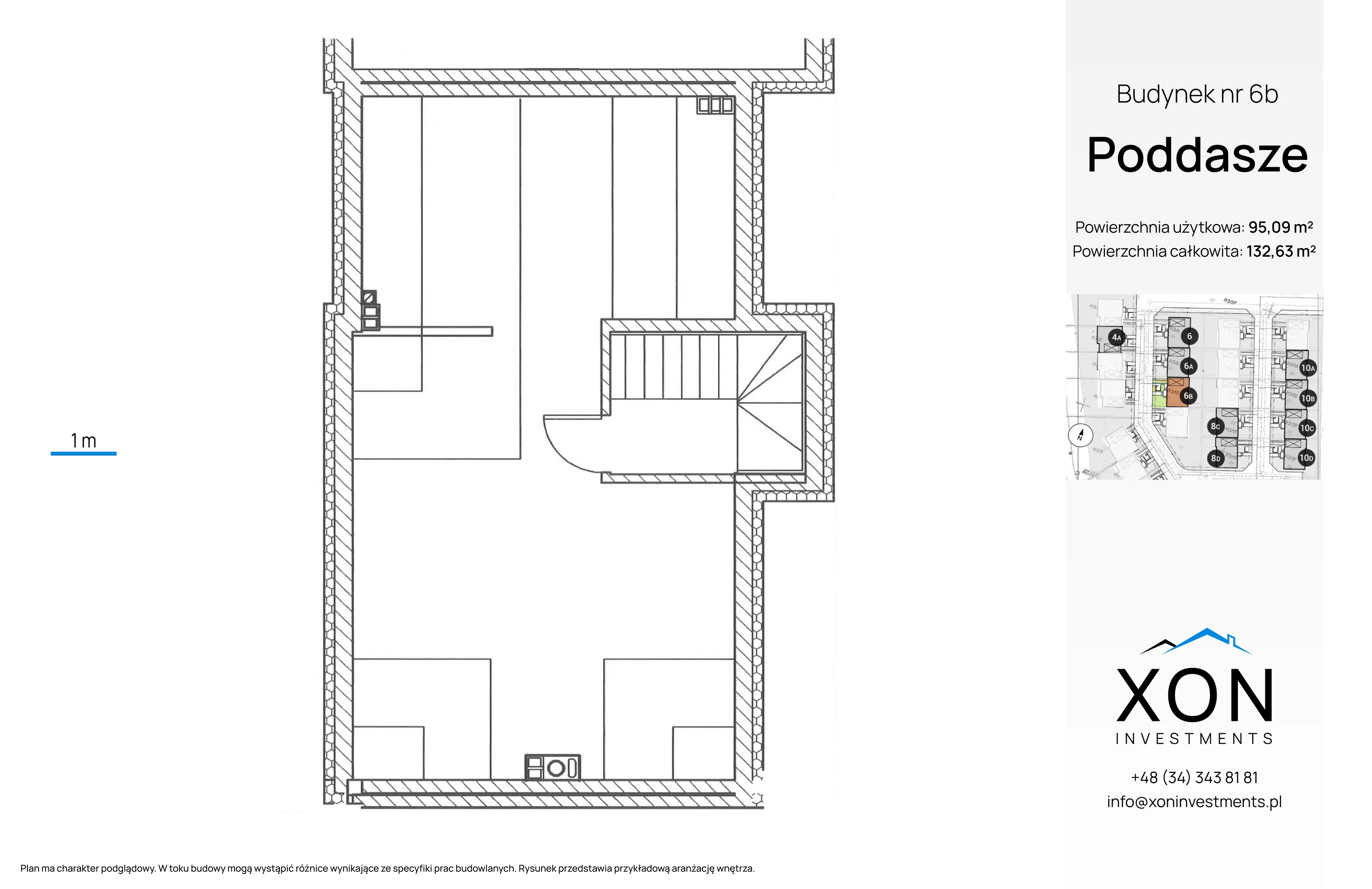Dom 95,09 m², oferta nr 6B, Szeregówki Międzyosiedlowa, Warszawa, Wawer, Sadul, ul. Międzyosiedlowa