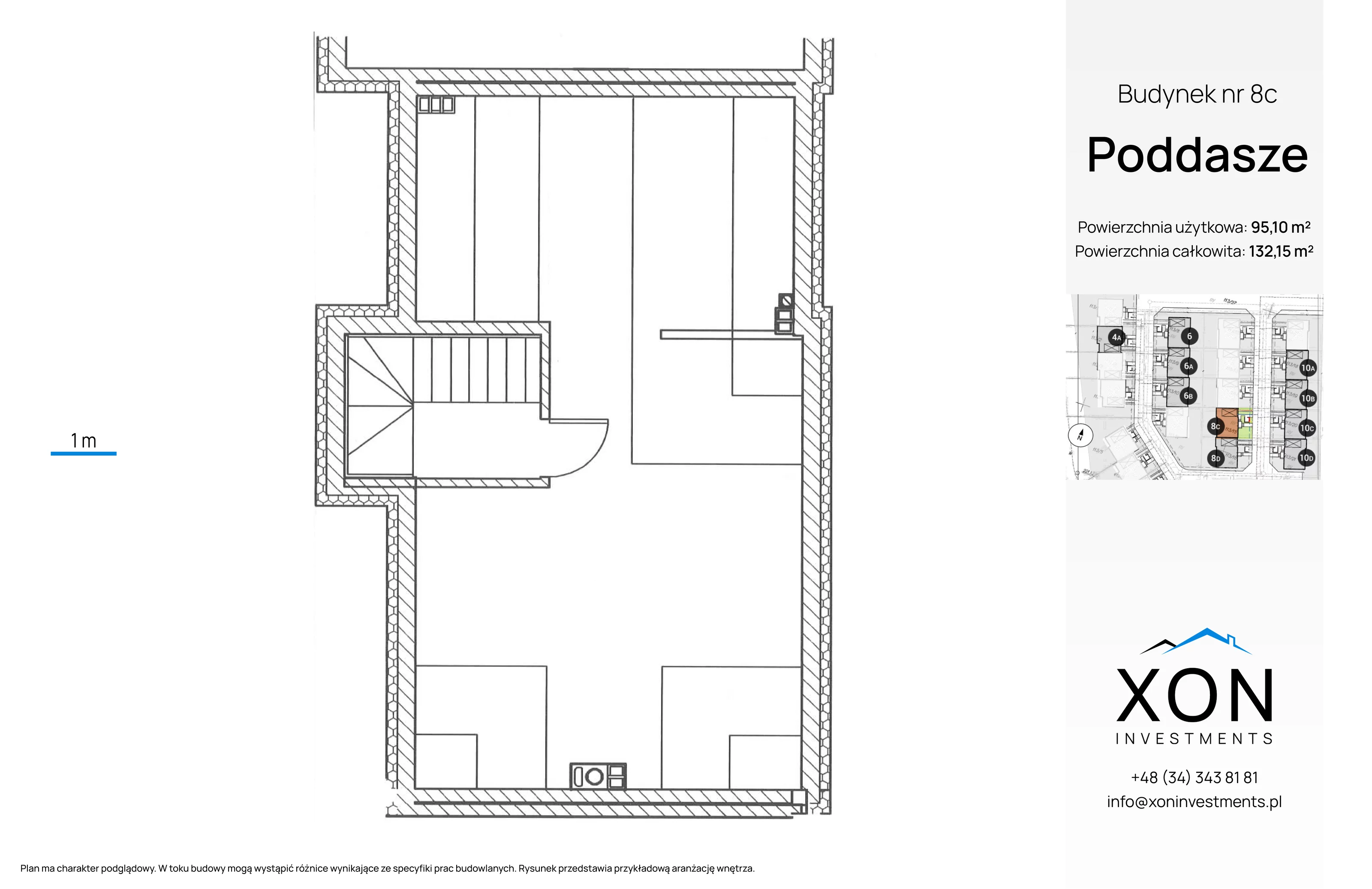 Dom 95,10 m², oferta nr 8C, Szeregówki Międzyosiedlowa, Warszawa, Wawer, Sadul, ul. Międzyosiedlowa