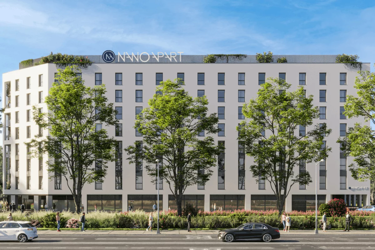 Apartamenty Nano Apart Warszawa Praga Południe ul. Grochowska 63