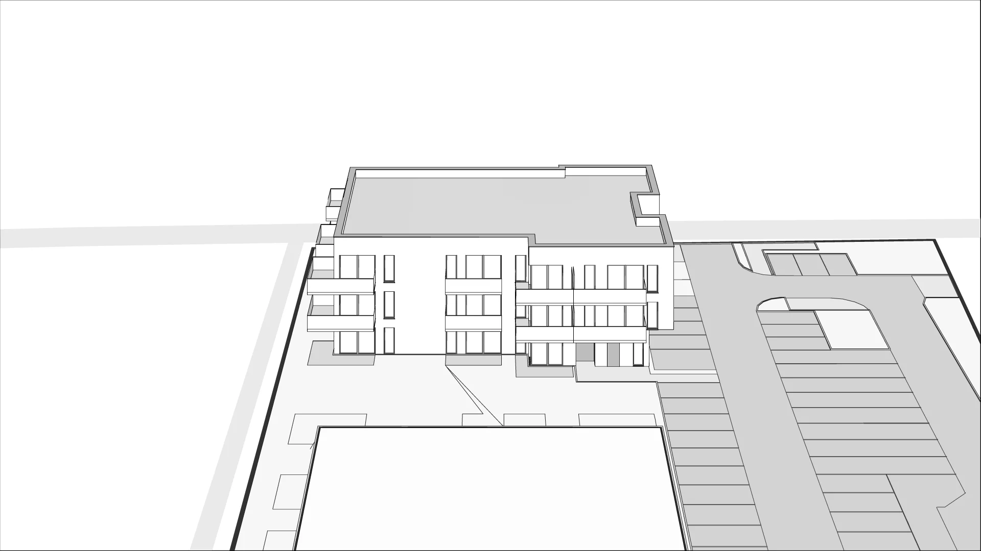 Wirtualna makieta 3D apartamentu 35.7 m², A1/2