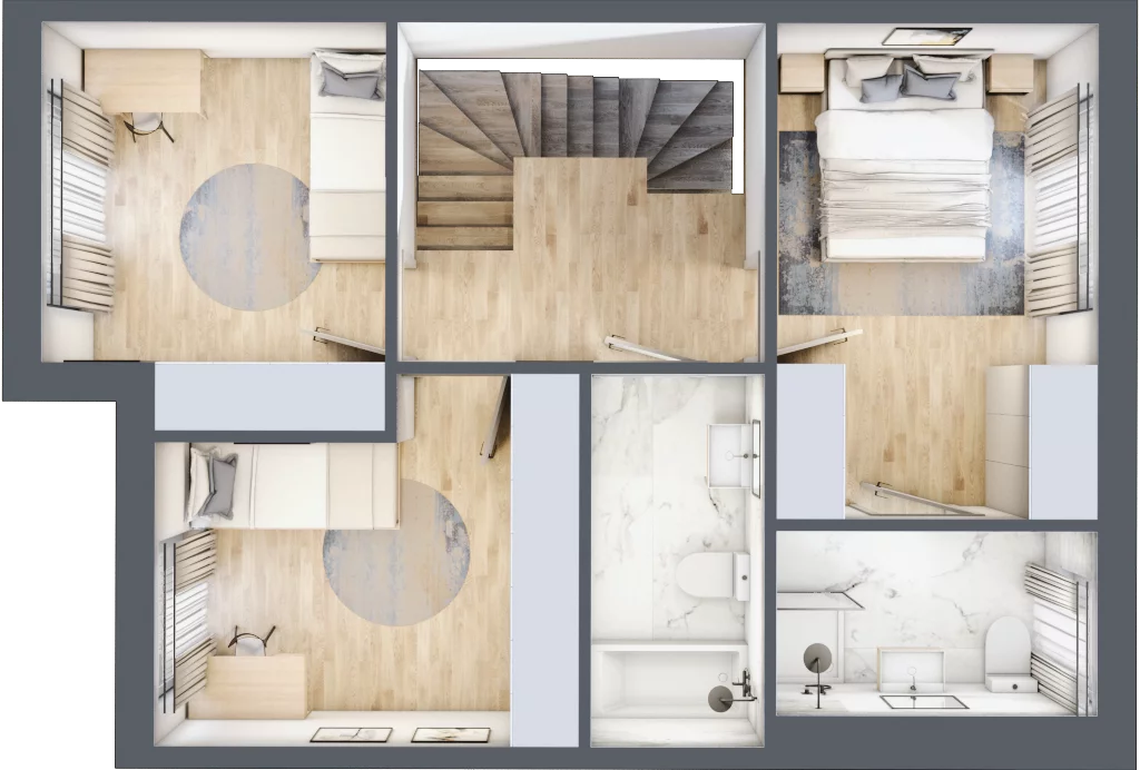 Dom 151,33 m², oferta nr A2, Osiedle Willa Park Cietrzewia, Warszawa, Włochy, Stare Włochy, ul. Kleszczowa 25