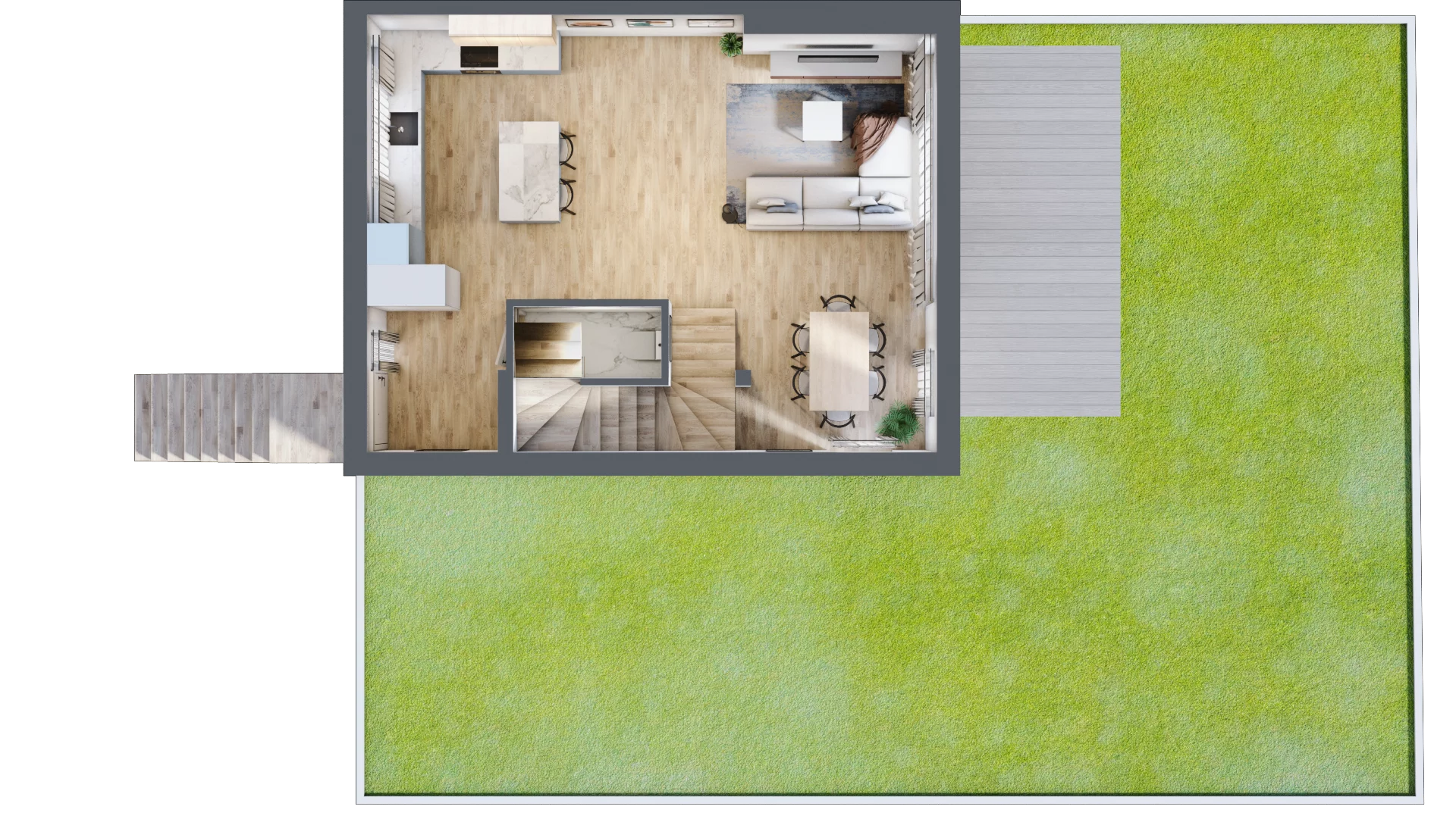 Dom 154,24 m², oferta nr A1, Osiedle Willa Park Cietrzewia, Warszawa, Włochy, Stare Włochy, ul. Kleszczowa 25